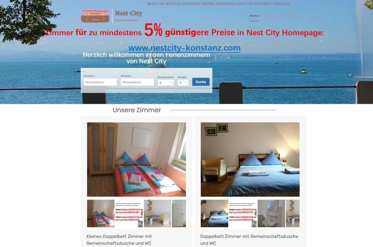 Nest City - Not A Hotel, Private Room With Shared Showers, No Parking, Breakfast, Or Kitchen, Towels Available For A Fee, Check-In 4 Pm To 11 Pm Konstancja Zewnętrze zdjęcie